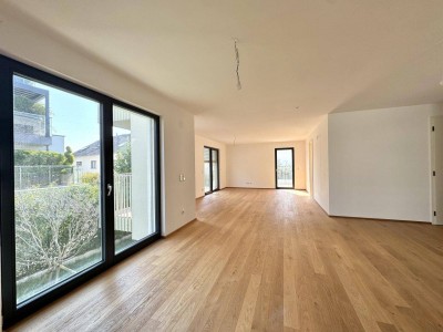 Wohntraum an der Alten Donau - hochwertiger Erstbezug in ruhiger Sackgasse - Außenstellplatz bereits inklusive! Baurechtsgrund