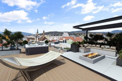 Baden's Schatz: Exklusives Penthouse im Herzen der Stadt!