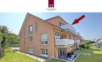 Neuwertig und ganz oben wohnen mit Dachstudio