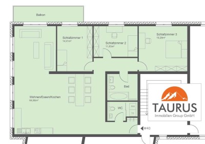 Attraktive 4-Zimmer-Wohnung mit idealer Raumaufteilung