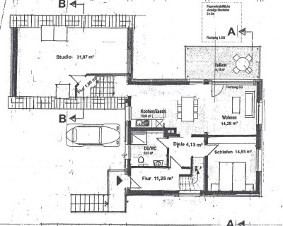 Moderne 3-Zimmer Wohnung mit Garage in Au am Rhein