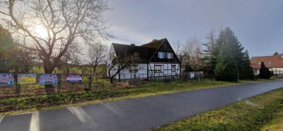 Großes Grundstück mit altem Bauernhaus, Stall, Scheune, Nebengelass  - Naturpark Nuthe - Nieplitz