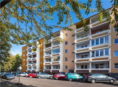 Seniorenfreundlich: 1-Raum-Wohnung mit Balkon und mit ebenerdiger Dusche im Kreuzstraßenviertel