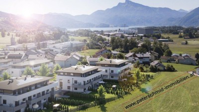 Erstbezug 3 - Zimmer-Wohnung in Mondsee mit 21 m² großer Terrasse - Neubauprojekt im Baurechtseigentum! PROVISIONSFREI