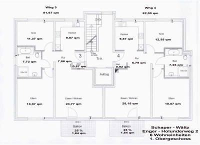 Attraktive 3-Zimmer-Wohnung mit Balkon in Enger