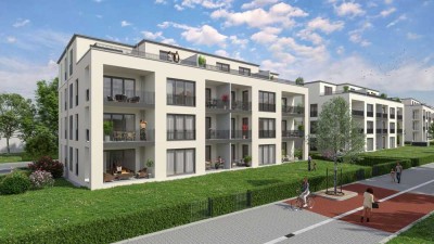 Erstbezug mit Balkon und Einbauküche: Exklusive 2-Zimmer-Wohnung mit geh. Innenausstattung