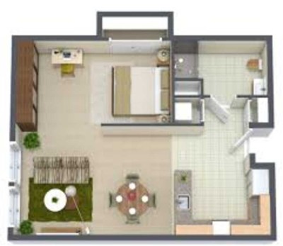 1-Zimmer Wohnung, frisch saniert, in Lübeck St. Lorenz Nord