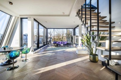 Exquisites Penthouse mit natürlichem Licht und ansprechendem modernen Design