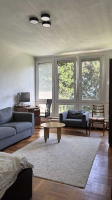 1-Zimmer möblierte Wohnung mit Blick ins Grüne