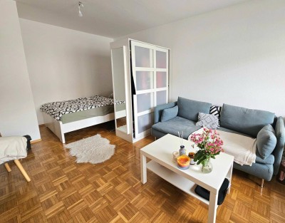 Gemütliche 1-Zimmer-Wohnung mit Balkon im schönen Gneis