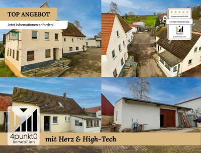 Top Renditeobjekt mit Wohnungen, Monteurzimmern & Halle!