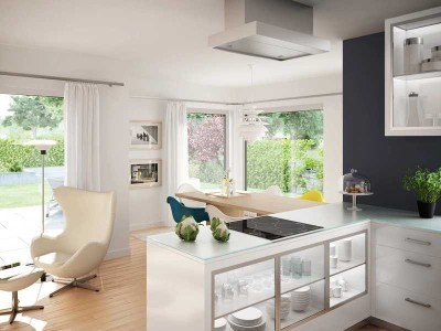 Familienhaus mit modernem Zwerchgiebel