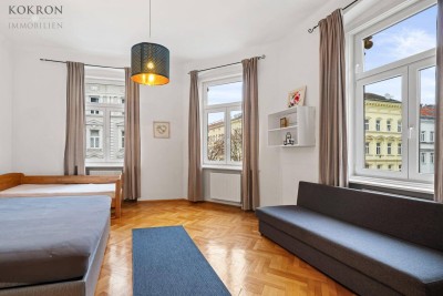 Historische Schönheit, moderner Komfort: Altbauwohnung mit Stadtblick