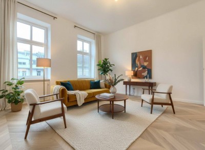 Traumhafte Altbauwohnung – generalsaniert, modern interpretiert und in absoluter Toplage im 1150 Wien