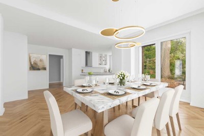 Stilvoll kernsaniertes Einfamilienhaus mit großzügigem Garten und Garage!