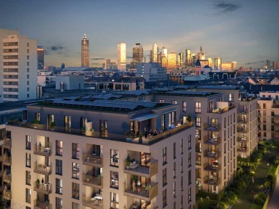 Skyline trifft Eleganz – Exklusives Penthouse in bester Frankfurter Lage!