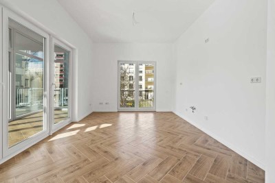 Helle 5-Zimmer-Wohnung mit sonnigem Balkon/Wintergarten & moderner Fußbodenheizung – 0172-3291193