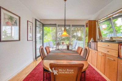 Traumhafte 3-Zimmer-Wohnung mit Blick in die Eilenriede, zwei Balkonen, großer Terrasse und Garage