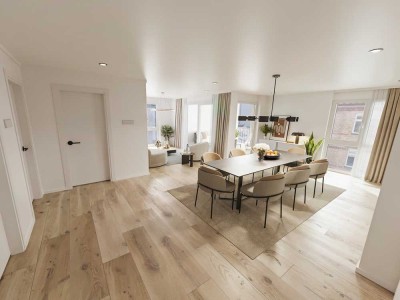 Sonnige Neubau-Stadtwohnung auf einer Etage in ruhiger, aber urbaner Lage von S-West