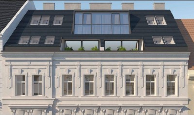 ++ CITY LIVING ++ Exklusive Dachgeschosswohnung mit LOGGIA &amp; BALKON