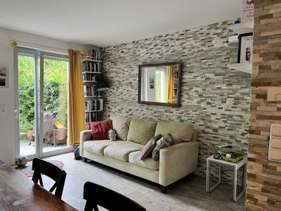 Schöne 4-Zi-Maisonette-Whg mit Garten, Terrasse u. Balkon in absolut ruhiger und zentraler Top-Lage
