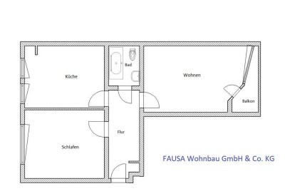 2-ZW, separate Küche, Balkon, ab 01.02.! Endenich, Nähe Springmaus.