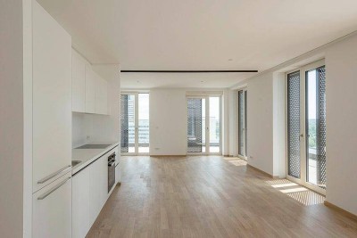 Erstbezug: 3-Zimmer-Wohnung mit großer Terrasse und 2 Bädern – zu mieten in 1220 Wien / DC Flats