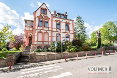 JUGENDSTIL - einzigartige Stadtvilla mit vier Garagen und separatem Baugrundstück in Friedrichsthal!