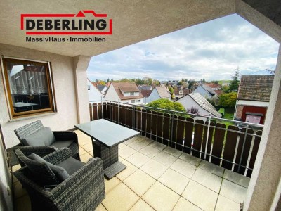 4-Zimmer-Maisonette-Wohnung mit tollem Blick über die Dächer Hochdorfs