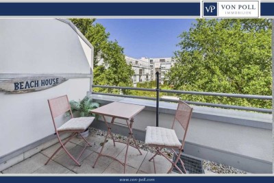 Lichtdurchflutete 3-Zimmer-Wohnung mit umfassender Dachterrasse und Tiefgaragenstellplatz