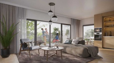 Kompakte 2-Zimmer-Neubau mit Balkon – smarte Kapitalanlage im Stadtquartier