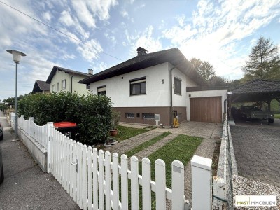 Gepflegtes Einfamilienhaus mit großzügigem Garten – Wohnen nahe dem Neufelder See