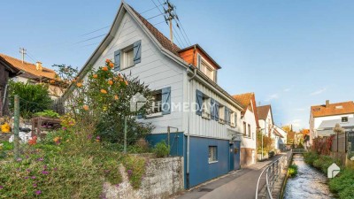 Charmantes kleines Haus mit Garten – Naturnahes Wohnen in der Nähe von Stuttgart