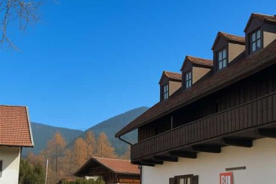 Bad Kohlgrub - offen gestaltete Wohnung mit zwei Balkonen