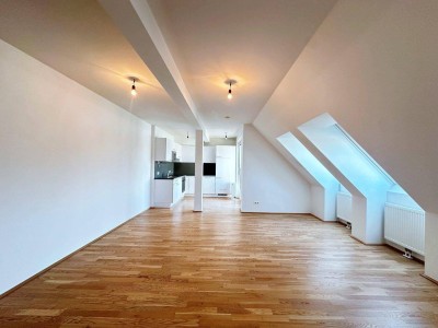 Großzügiges Dachgeschossapartment mit Terrasse in Strebersdorfer Ruhelage