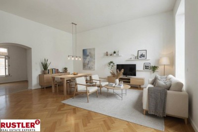 Stadtleben und Ruhe vereint: 2-Zimmer-Wohnung mit privater Innenhofterrasse