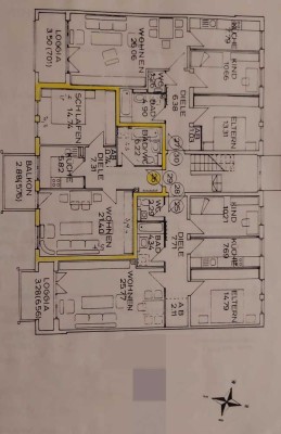 Exklusive 2-Zimmer-Wohnung mit Balkon und Einbauküche befristet zu vermieten