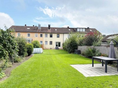 Charmante Maisonettewohnung mit Garten, Garage und Ausbaupotenzial – Wohnen wie im Reihenhaus