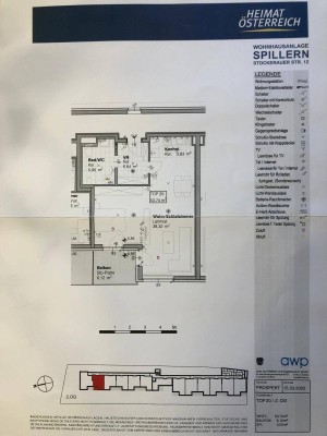 Schöne 1-Zimmer-DG-Wohnung mit Balkon und Einbauküche in Spillern