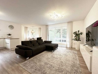 Naturnahes Wohnen im Grünen in schicken 4-Zimmern inklusive Küche und Inventar, Balkon + Stellplatz