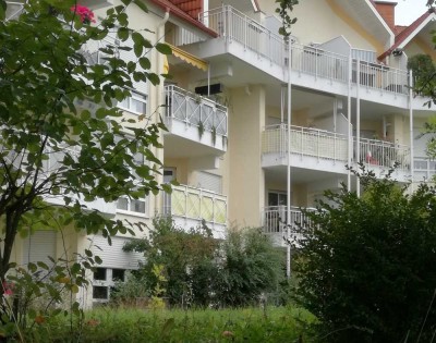 2 ZKB Terrassenwohnung mit Fernblick und ebenerdigen Eingangsbereich
