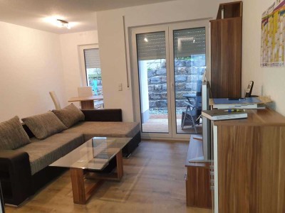 Schickes Single-Appartement 2 -Zimmer -Neubauwohnung mit Terrasse im Herzen von Obersontheim
