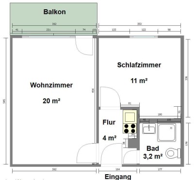 Helle 2-ZKBB mit Laminat & Fernblick in Mz-Finthen!