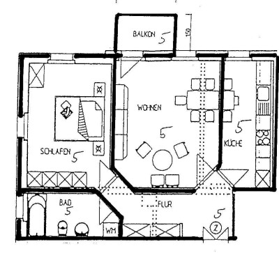 ZWEIRAUMWOHNUNG MIT BALKON IN DRESDEN LÖBTAU SÜD ZU VERMIETEN