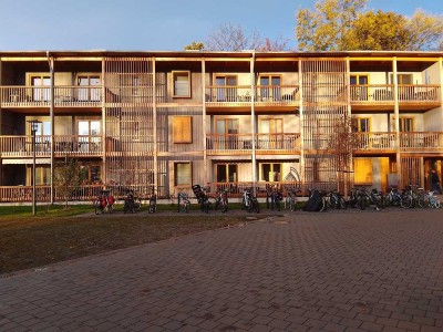 Wunderschöne Wohnung in genossenschaftlichem Holzbau