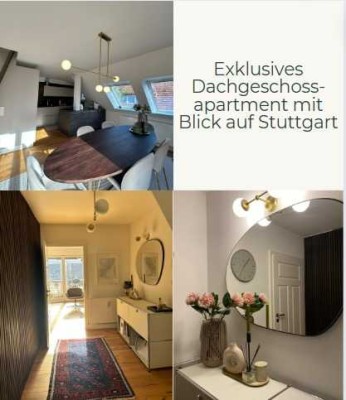 Exklusives Dachgeschossapartment mit Blick über Stuttgart