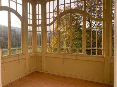 Wohnen in einer Villa! - 100 m² Mietwohnung mit ca. 6.000m² Garten zur Mitbenutzung - Nähe Langenlois