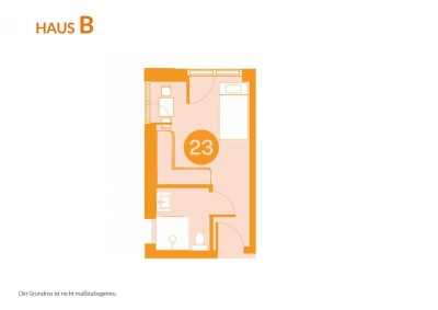 Starke Eigenkapitalrendite: Neubauappartment 24qm mit Terrasse MUC