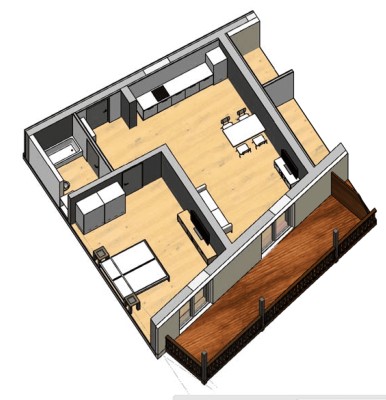 Kramsach, Neuwertige 2- Zi Wohnung, 59 qm, Balkon, zentrale Lage