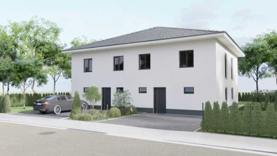 Neubau Doppelhaushälfte, Ideal für die junge Familie, FBH, A+, PV-Anlage, Lüftung
